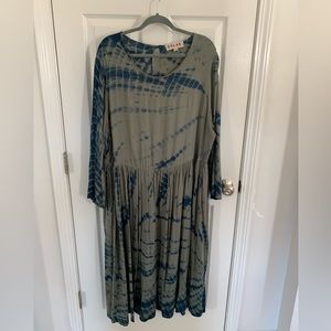 Dolan (Anthropologie) Eliska Tie Dye Maxi size 1X
